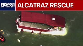 Alcatraz boat rescue: 17 people pulled from water, 1 missing