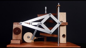 Peaucellier mechanism,  mechanical levers and linkages, Mecanismo de Peaucellier