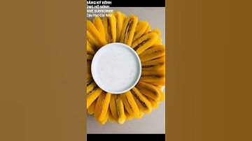 chuối luộc nước cốt dừa #shorts