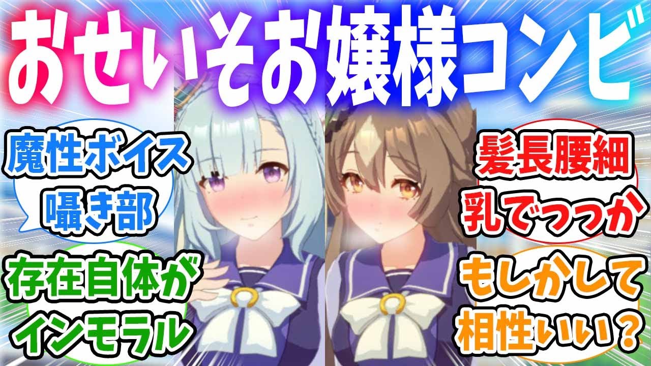 メジロとサトノが手を組んだ！？新人なのにバケモノお嬢様二人の担当になってしまったトレーナーに対するみんなの反応