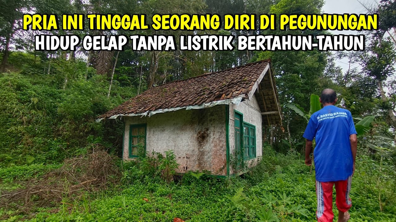 LIHATLAH HIDUP SEORANG DIRI TANPA LISTRIK & TETANGGA,VIRAL DI TASIKMALAYA