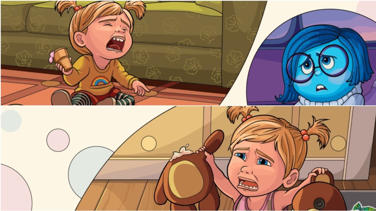 Happy Colour - Colour by Number. Disney Inside Out 🔮🎨 - Sadness Taking ...