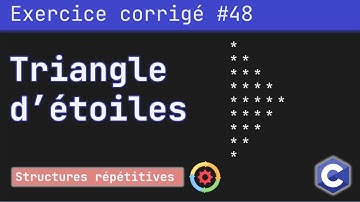 Exercice corrigé 48 : Programme qui permet de dessiner un triangle d