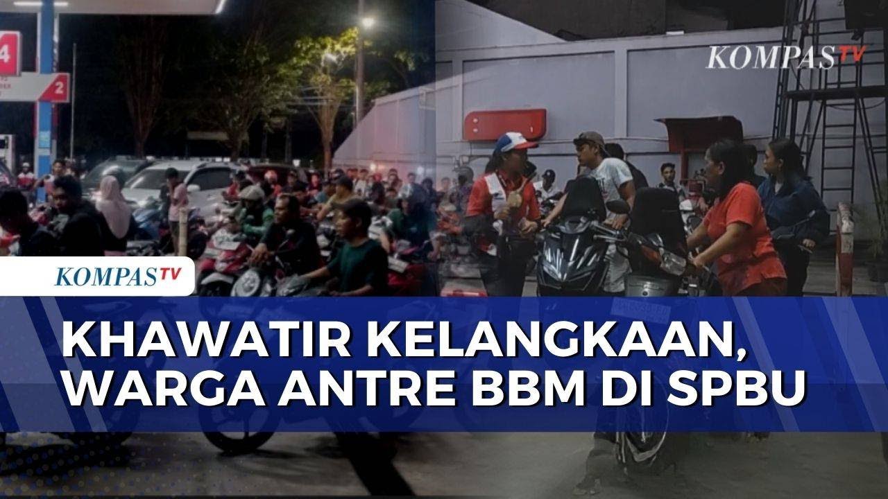 Warga Khawatir Kelangkaan BBM Dampak Perang, Antrean Panjang di SPBU Medan dan Jember