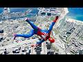 GTA 5 Spiderman Epic Jumps Compilation(GTA V Fails Funny Moments)