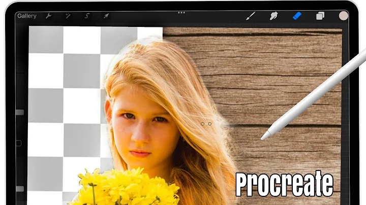 Remove /Change Photo Background in iPad with Procreate - Tutorial