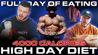 THIS WAS NEEDED!! // 4000 Calories High Day // Full Day Of Eating