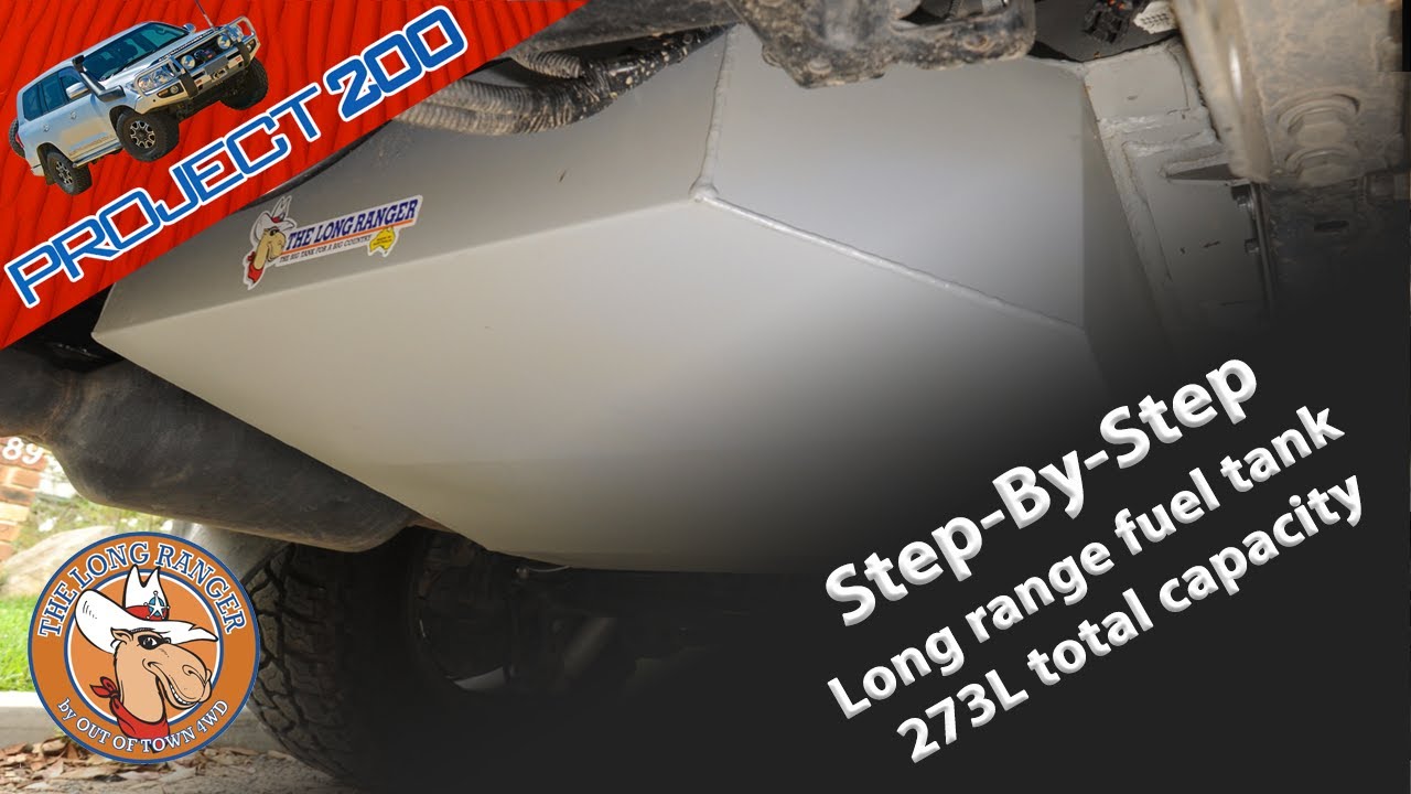 Landcruiser 200 The Long Ranger Fuel Tank Install Lc200 Youtube