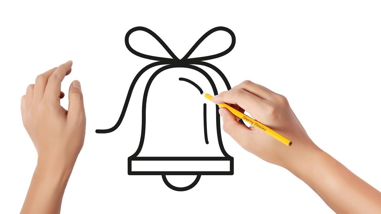 Comment Dessiner Une Cloche De Noel Youtube
