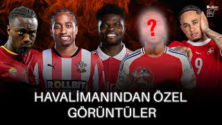 HAVALİMANINDAN ÖZEL GÖRÜNTÜLER ! / BEŞİKTAŞ'TA YENİ YILDIZLAR GÜNDEMDE !
