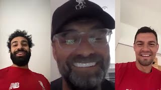 Klopp checks in with Salah & Lovren | Reds’ online training session on Origi’s birthday