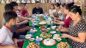 Bữa Cơm đạm bạc vui vẽ cùng những người bạn làm chung Meta đến thăm gia đình/ at6n