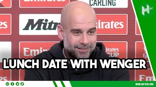 Arsene Wenger DID NOT pay for lunch! | Pep reveals meeting with former Arsenal manager