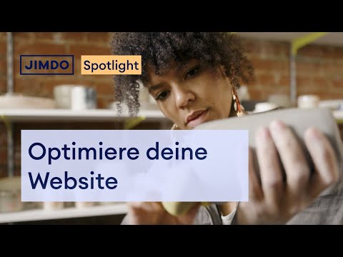 Optimiere deine Website mit Jimdo