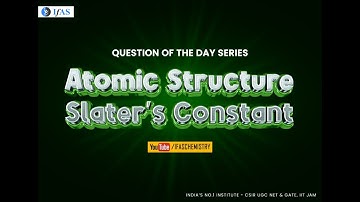 Atomic Structure - Slater