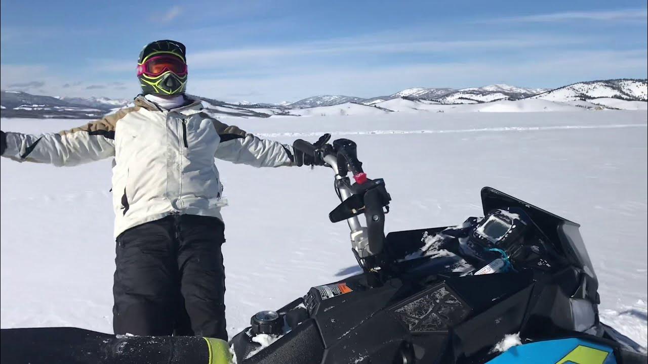 Stanley Idaho January Snowmobiling on Groomed Trails YouTube