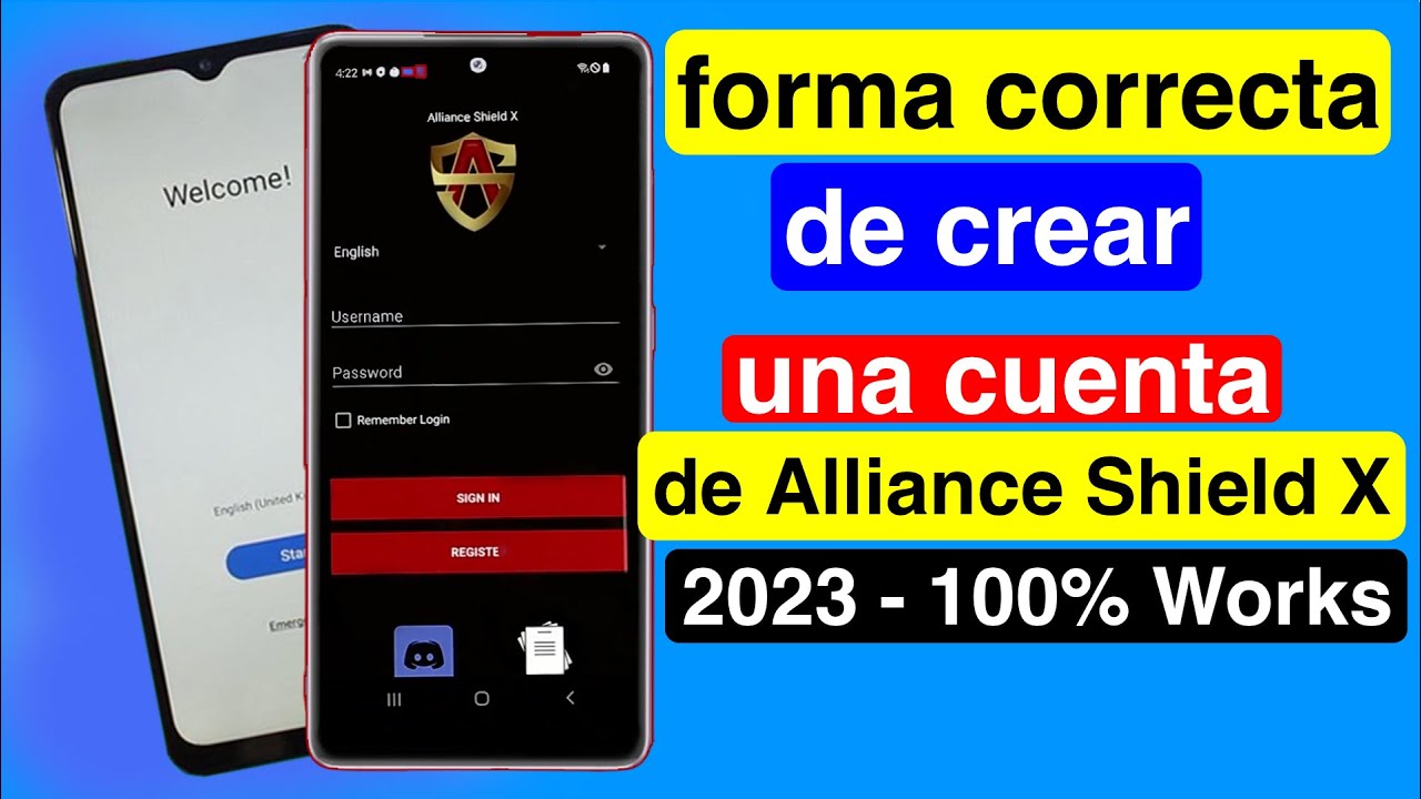 Como tener varias cuenta Alliance shield x samsung android 11 2022