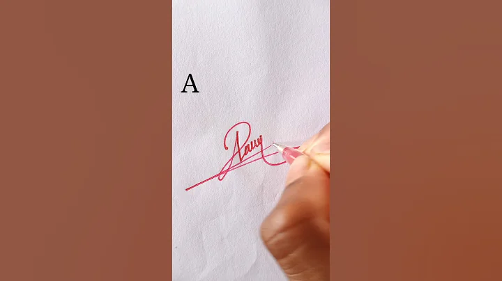 A signature style ideas 😱 #howtosign #learn #viralshort