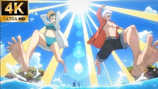 Gojo & Riko at The Beach English Dub | Jujutsu Kaisen (4K)