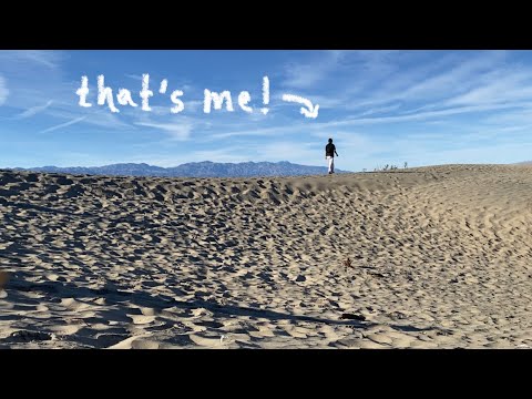 aesthetic death valley roadtrip vlog