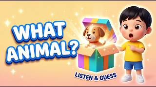 Learn Animals for Toddlers | Kids animal names Goat Cow Horse Donkey Dolphin