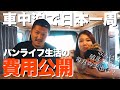 【必見】半年間車中泊で旅する夫婦のリアルすぎるお金事情。