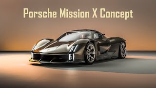 2023 Porsche Mission X Concept ⚡A Hint of the Future Electric Hypercar