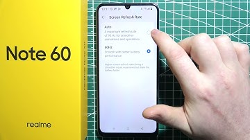 What Is The Maximum Refresh Rate On Realme Note 60