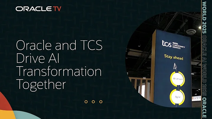 TCS: Accelerating Enterprise Innovation with AI Partnerships on Oracle TV at Oracle AI World 2025
