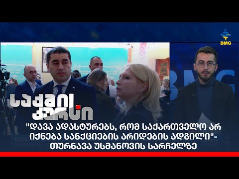 \"დავა ადასტურებს, რომ საქართველო არ იქნება სანქციების არიდების ადგილი\" - თურნავა უსმანოვის სარჩელზე