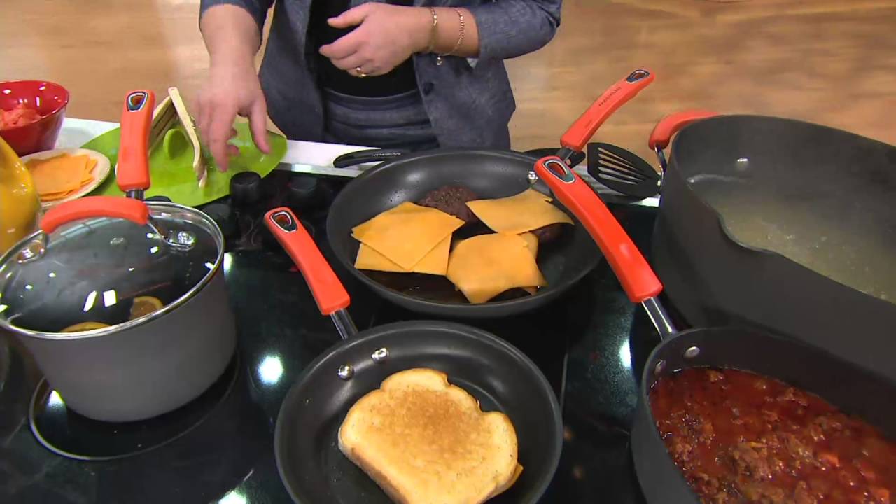 Rachael Ray Hard Anodized Cookware Set Review & Giveaway • Steamy Kitchen  Recipes Giveaways
