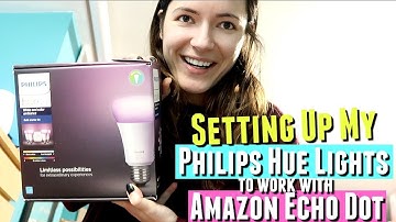 SETTING UP MY PHILIPS HUE LIGHTS TO WORK WITH AMAZON ALEXA ECHO DOT