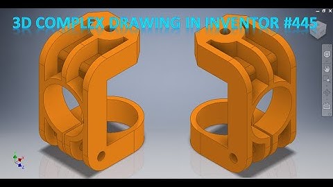 Complex 3d Cad Model in Autodesk Inventor || Inventor Tutorial || Autodesk Inventor 3d Cad || 3d