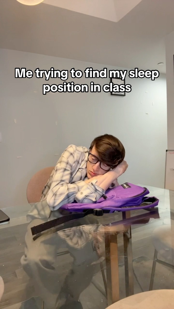 POV: Different Sleep Positions at School #TheManniiShow.com/series