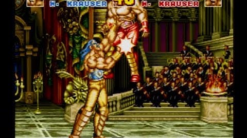 Fatal Fury: Special - Final Boss Battle (Wolfgang Krauser) vs. Wolfgang Krauser & finale