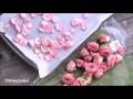 Dried rose petals at home  easy diy  with oven  without oven