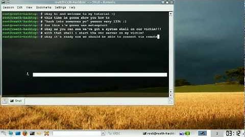 hack a computer with metasploit& star web cam.flv