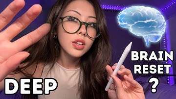 ASMR Deep Brain Reset 🧠 Medical + Personal Attention + Mouth Sounds ( Rebooting Your Mind)
