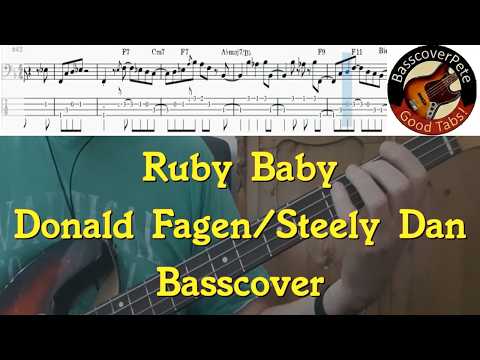 Steely Dan Donald Fagen Ruby Baby. Bass Cover Score Notes Tabs Chords Bass cover Transcription