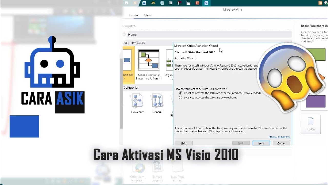 Mengatasi Visio Meminta Aktivasi