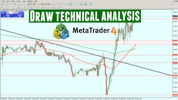 How to draw technical analysis in MetaTrader 4