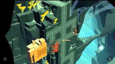 Lara Croft GO The Maze of Stones Level 2 Down a Spider