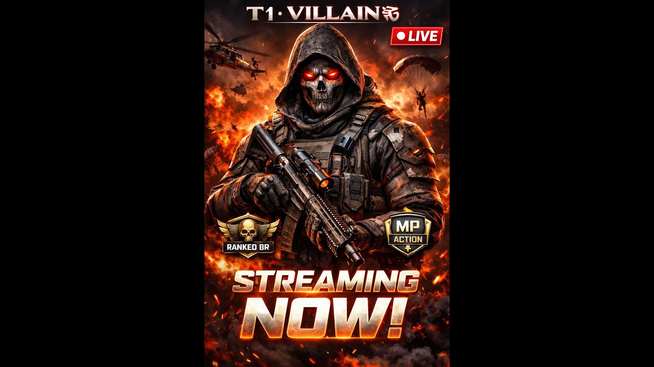 BR ranked  CODM 🔴 EVE LIVE | STREAM 9  | WITH  VILLAINঔ 🔥