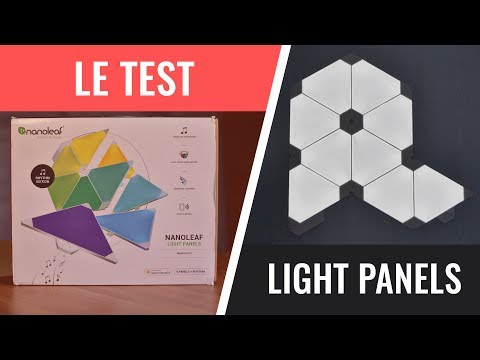 DES PANNEAUX LED MUSICAUX - Nanoleaf Light Panels