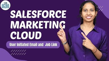 User Initiated Email and  Job Link in Salesforce Marketing Cloud | SFMC Tutorial | CyberBrainer