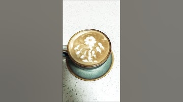 The Pour That Time Forgot ⏳☕😍#shortsfeed#aestheticcoffee #latteart#satisfyingpour #coffeeshopmusic