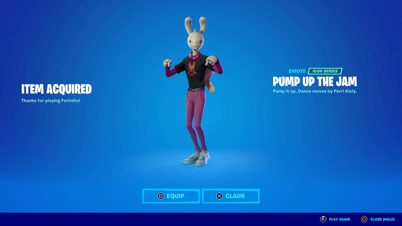 How To Get Pump Up The Jam Emote For Free In Fortnite Unlocked Pump Up The Jam Emote Youtube