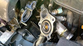 How to change thermostats on a 2002-2006 Nissan Altima 2.5 @elchanojose How to change thermostats on a 2002-2006 Nissan Altima 2.5 @elchanojose
