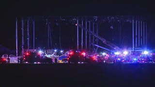 Roof rips off Amazon warehouse in Edwardsville