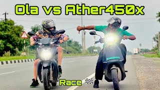 Ola S1 Pro Vs Ather 450x Drag Race 😍 Ye To Socha Nahi Tha 😱